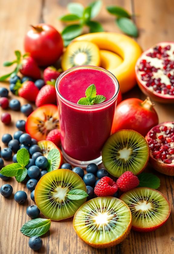 antioxidant rich fruits list