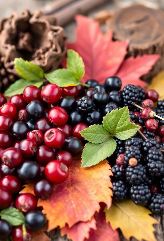 autumn harvested berry delights
