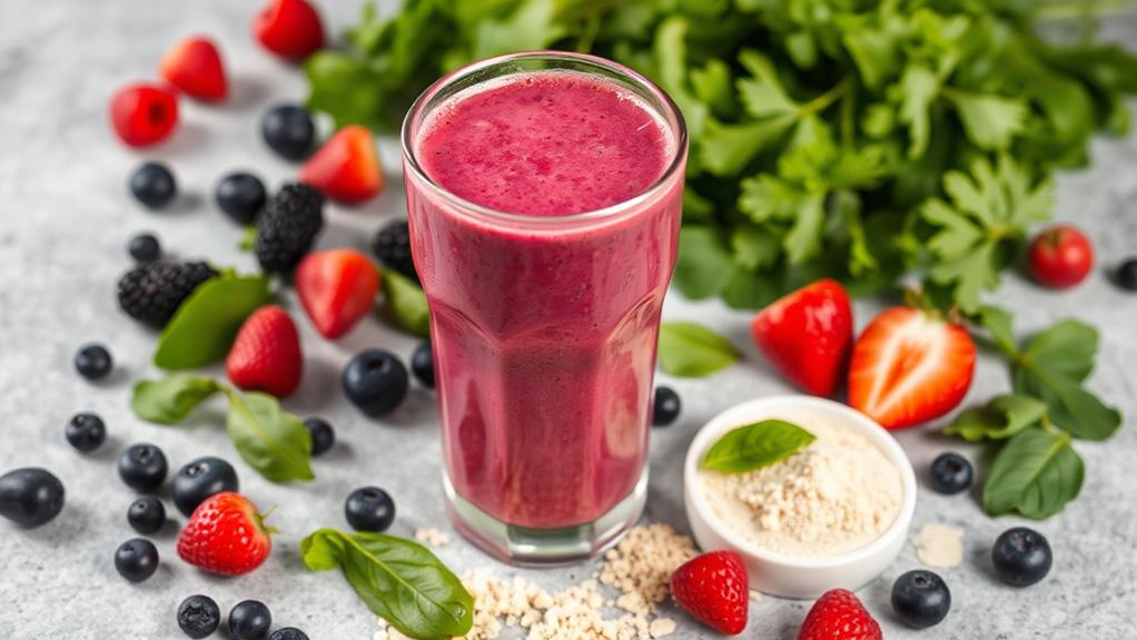 balance protein in smoothies