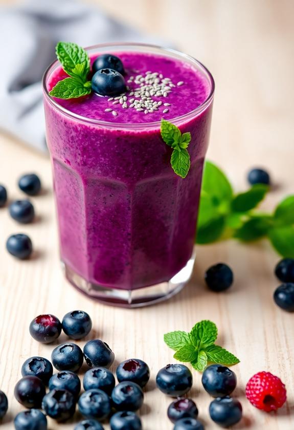 berry blast detox drink