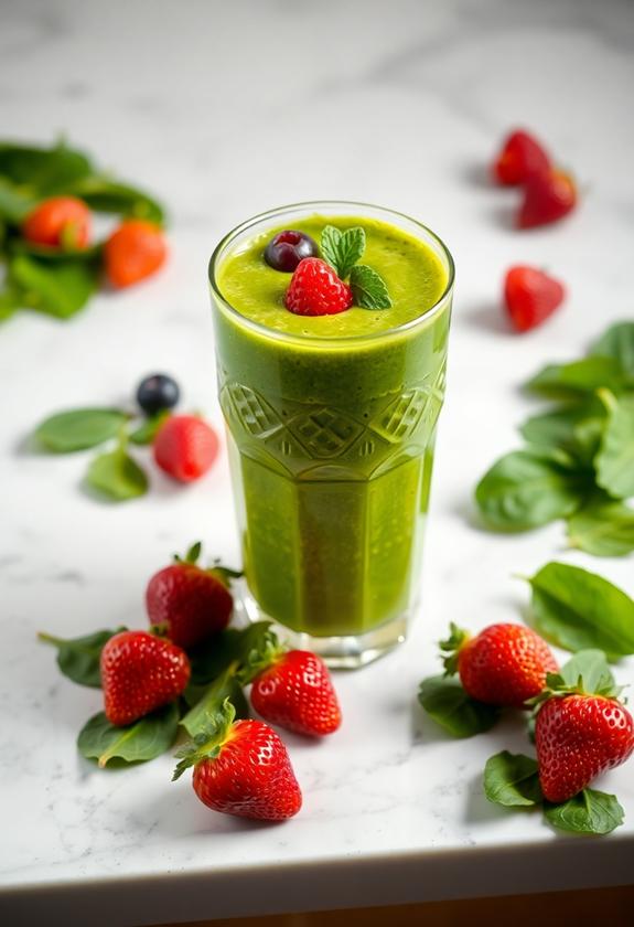 berry blast green smoothie