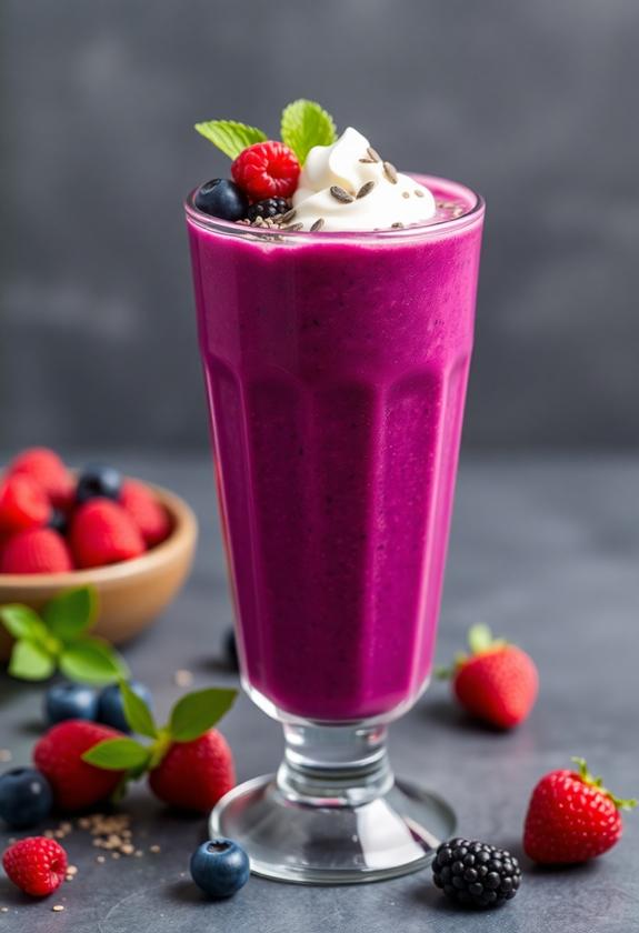 berry blast protein shake