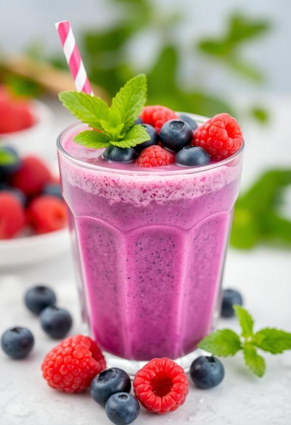 berry blast recovery smoothie