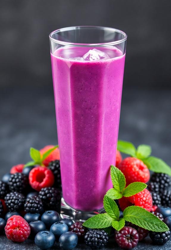 berry blast recovery smoothie