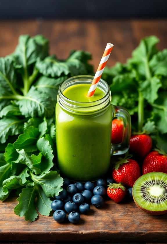 berry green detox blend