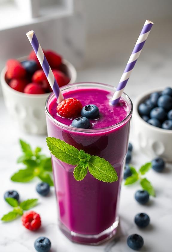 berry infused collagen supplement