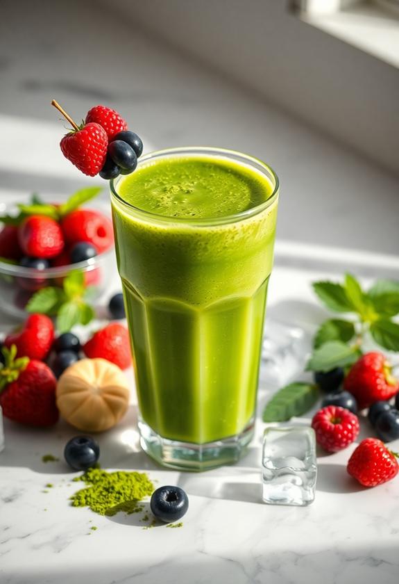 berry infused green tea blend