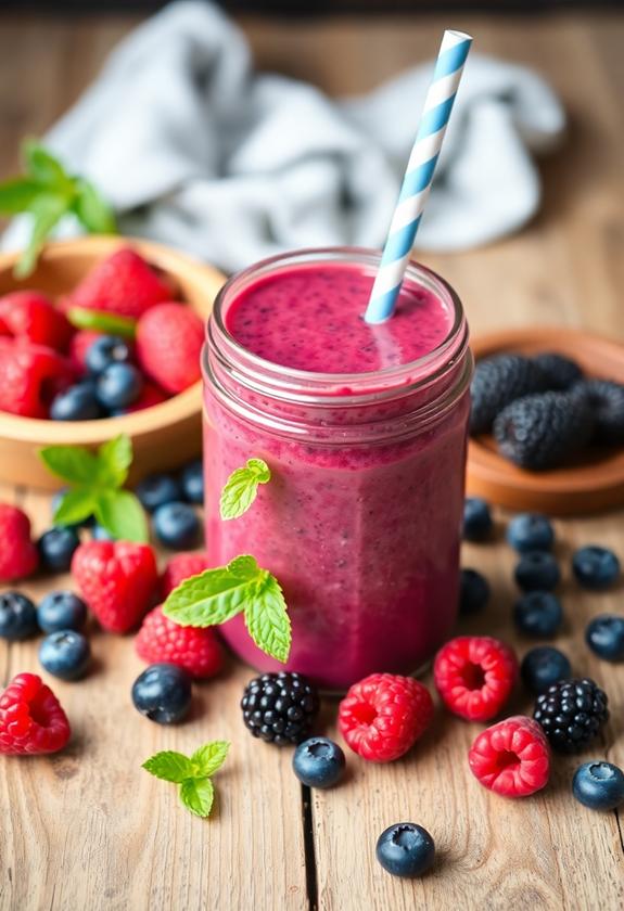 berry packed antioxidant smoothie recipe