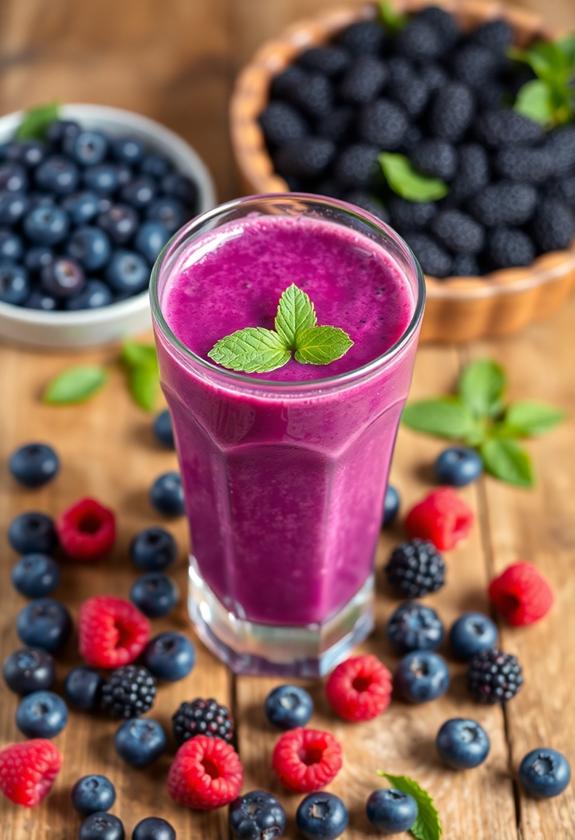 berry packed smoothie creations