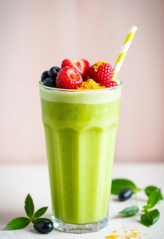 berry turmeric wellness drink