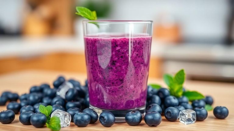 blueberries boost smoothie health