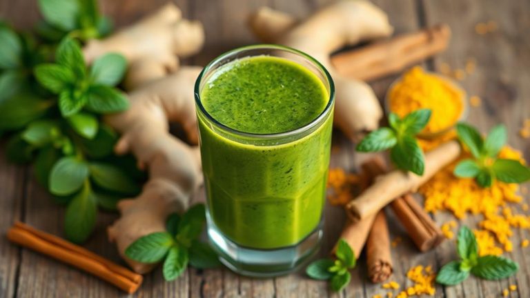 boost smoothies with herbs
