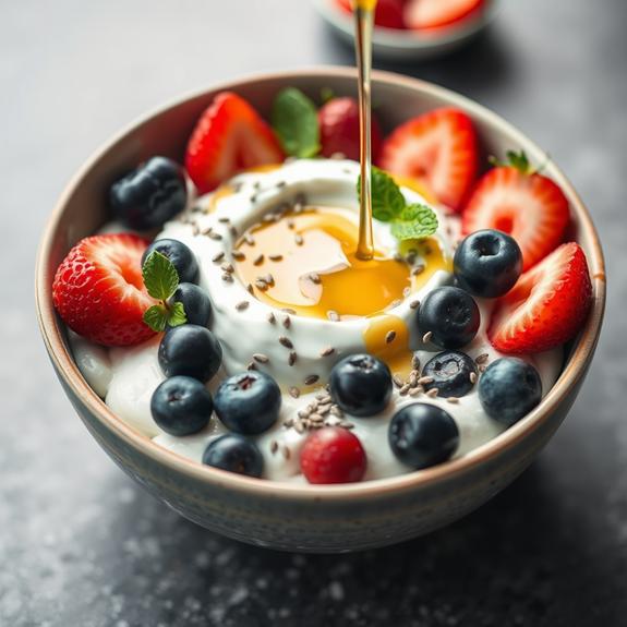 breakfast boost with berries