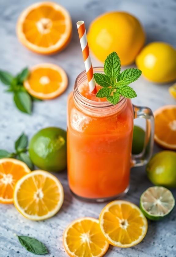 bright citrus delightful sunshine