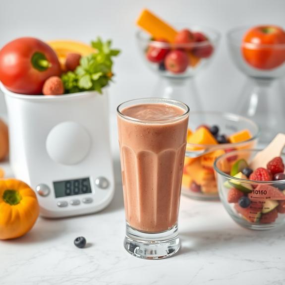 calorie tracking for smoothies