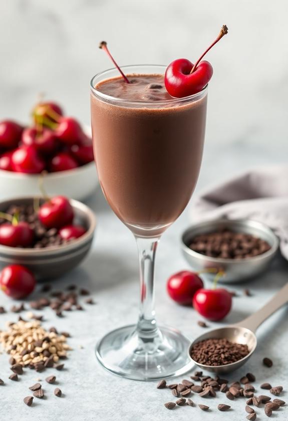 chocolate cherry protein supplement