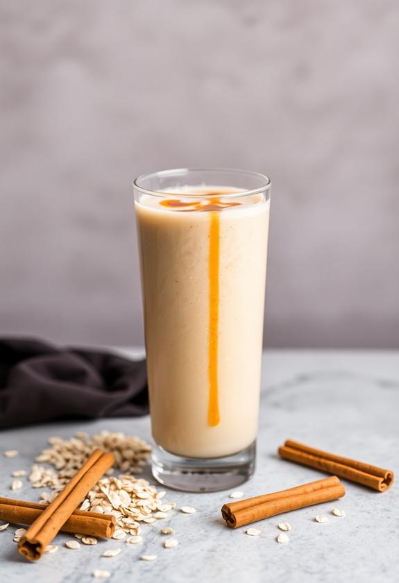cinnamon roll smoothie recipe
