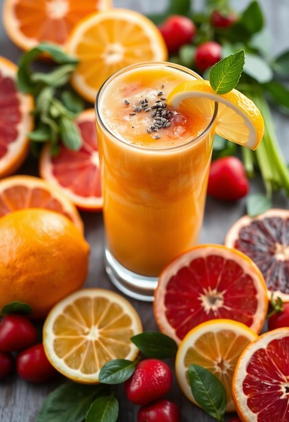 citrus infused dietary fiber blend