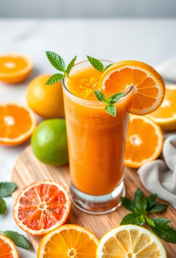 citrus sunshine energy drink
