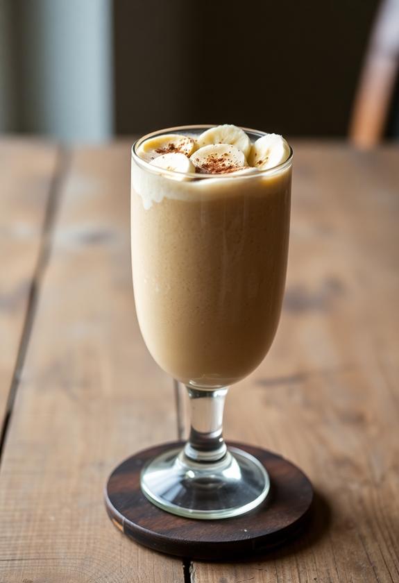 coffee banana cream smoothie