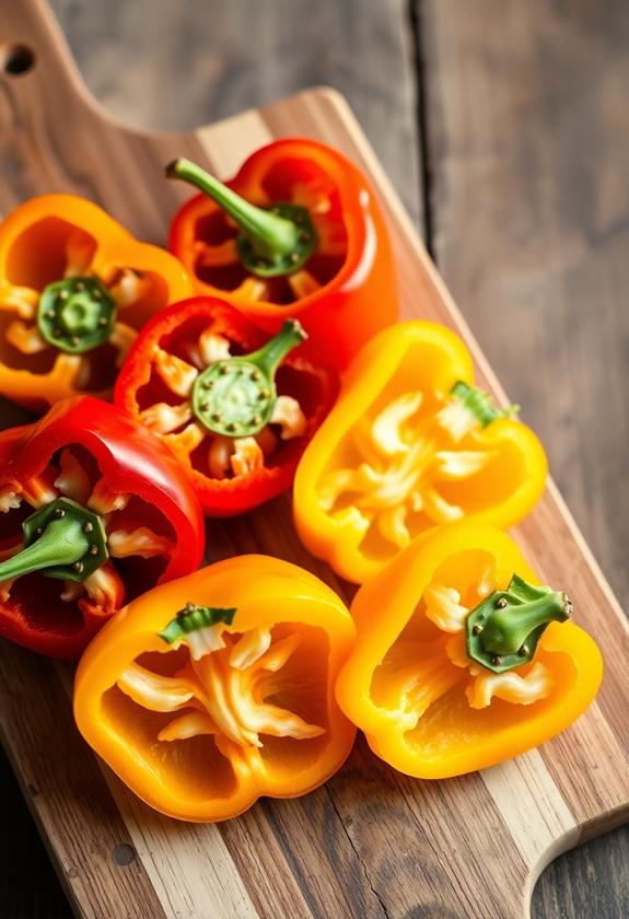 colorful crunchy vegetable variety