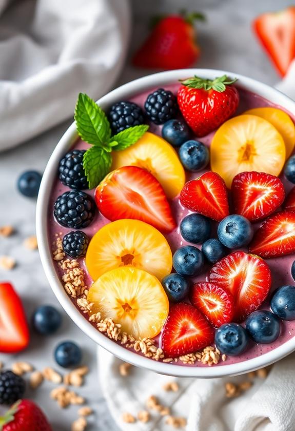 colorful fruit medley treats