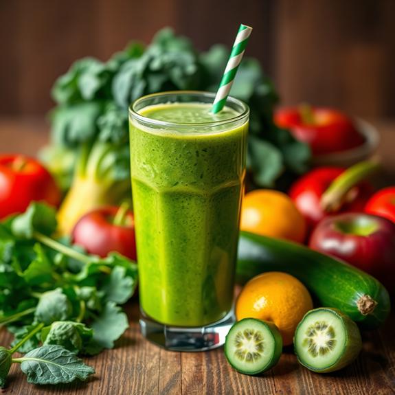 concealing greens in smoothies