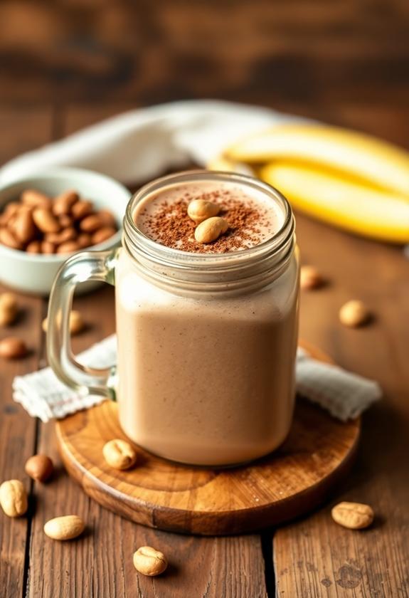 creamy chocolate peanut delight
