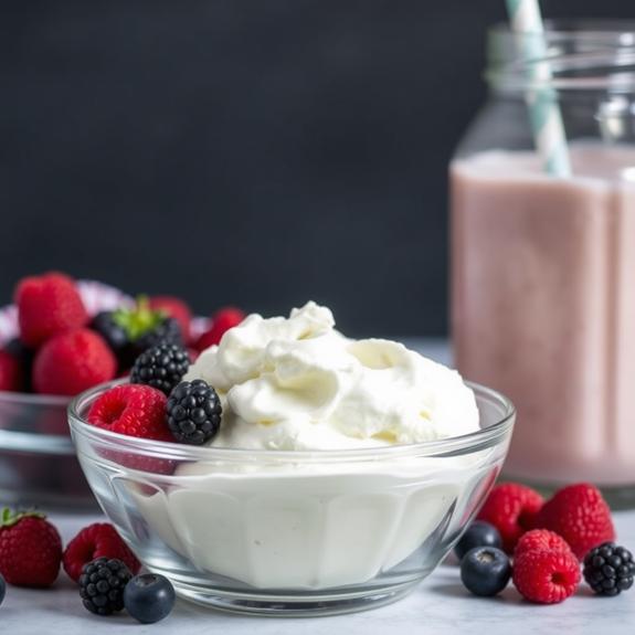 creamy dairy protein snack