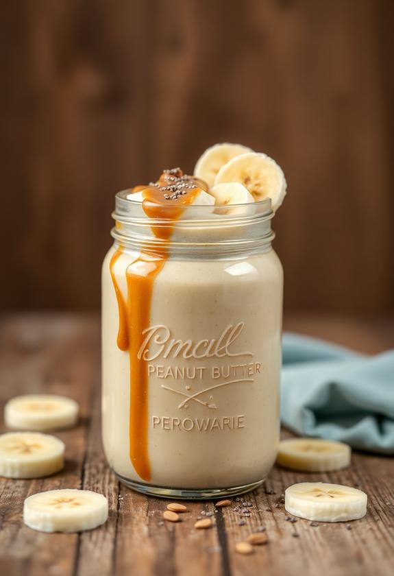 creamy fruit blend beverage