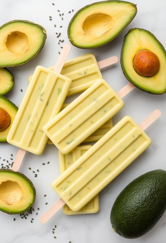 creamy green fruit delight