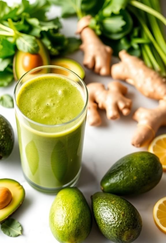 creamy green fruit delight