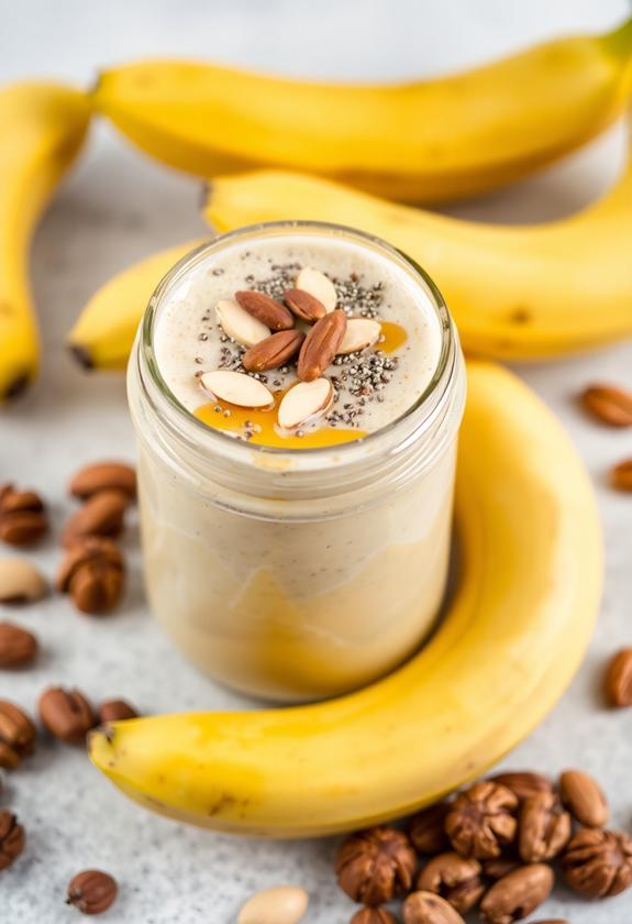 creamy nutty banana treat