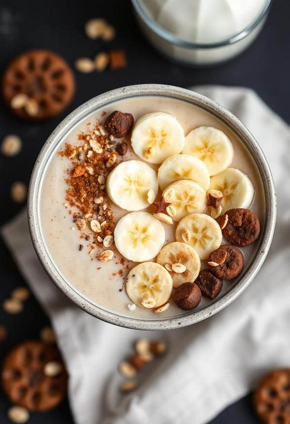 creamy oatmeal cookie bowl