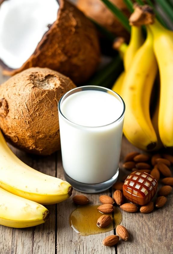 creamy tropical beverage alternative