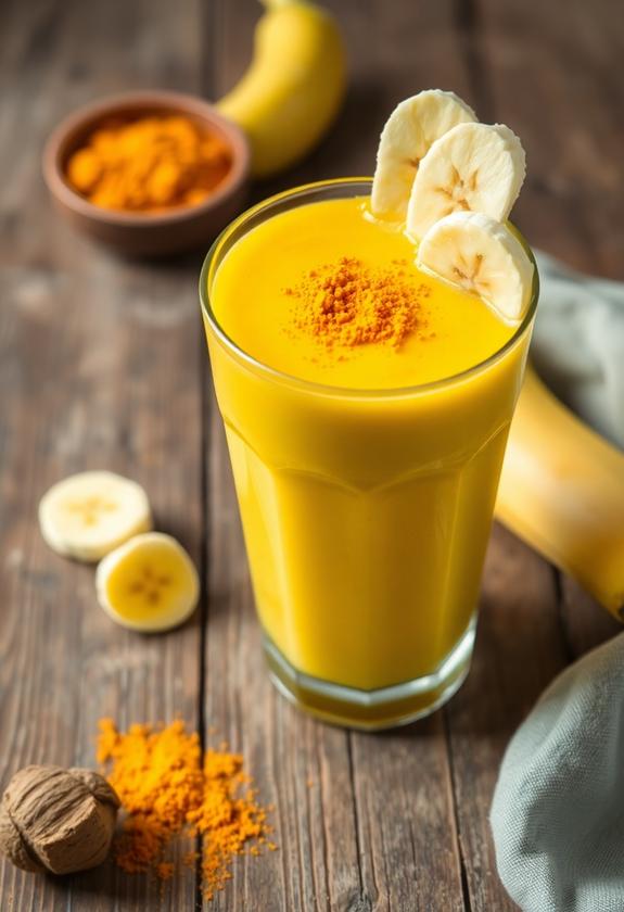 creamy turmeric banana treat