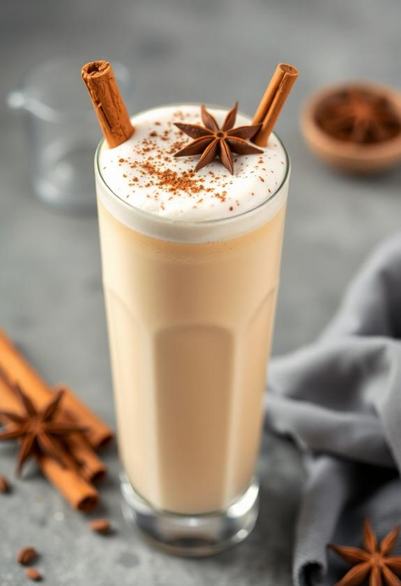 creamy vanilla chai shake