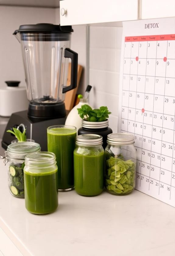 creating detox timeline plan