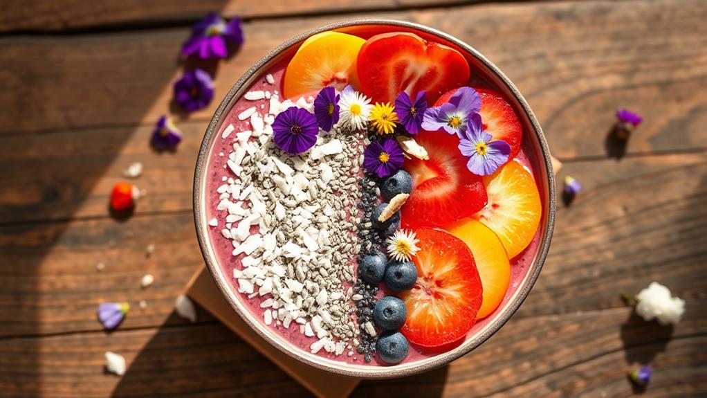 creative toppings for smoothies