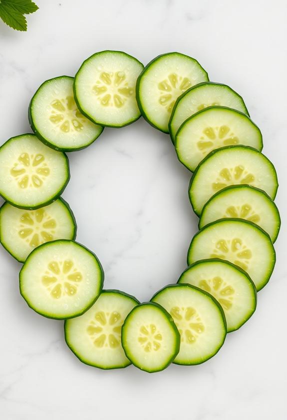 crunchy green vegetable snack