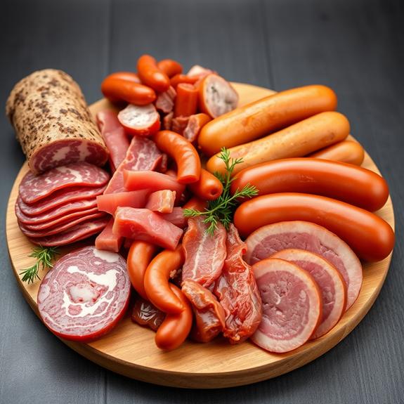 cured and preserved meats