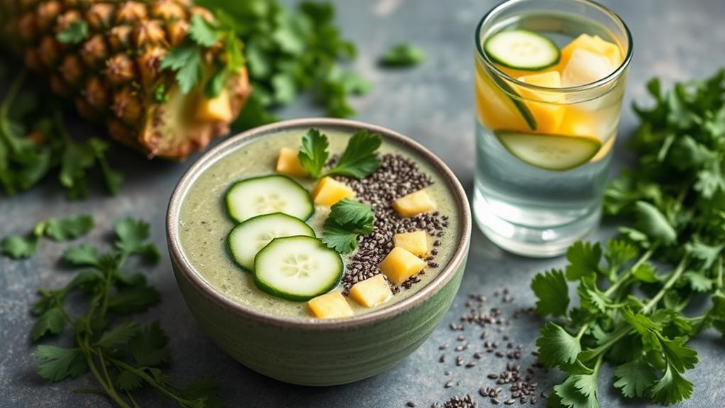 custom smoothies for water retention