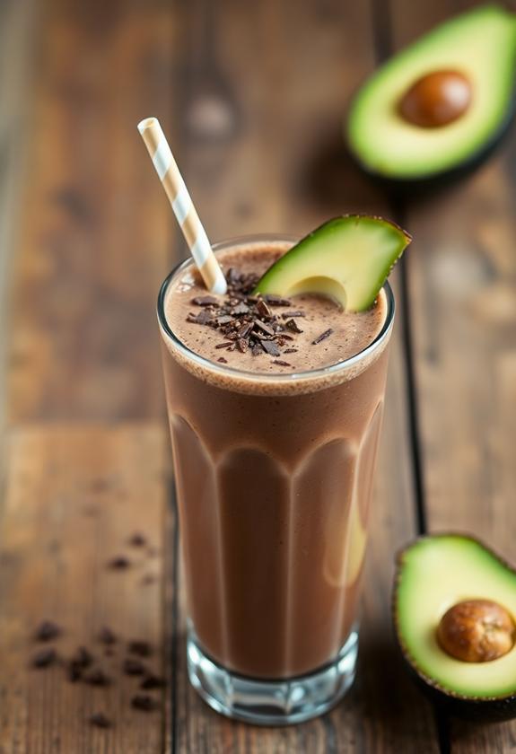 decadent chocolate avocado dessert