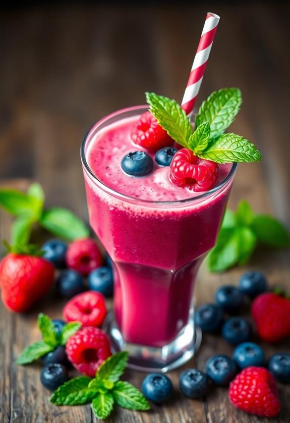 delicious berry smoothie blend
