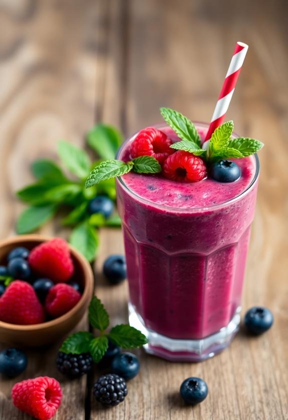 delicious fruit smoothie blend