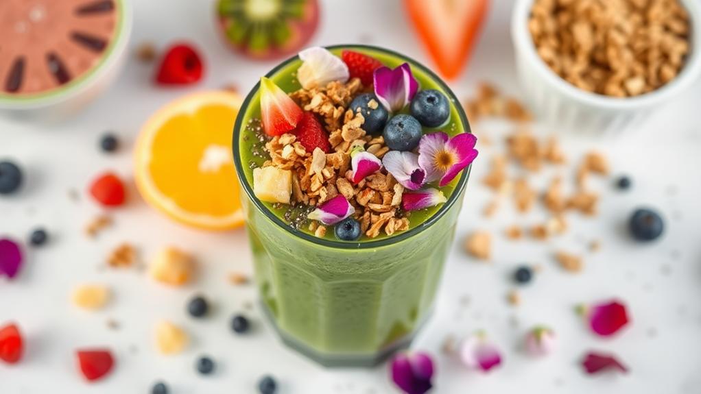 delicious kid friendly smoothie toppings