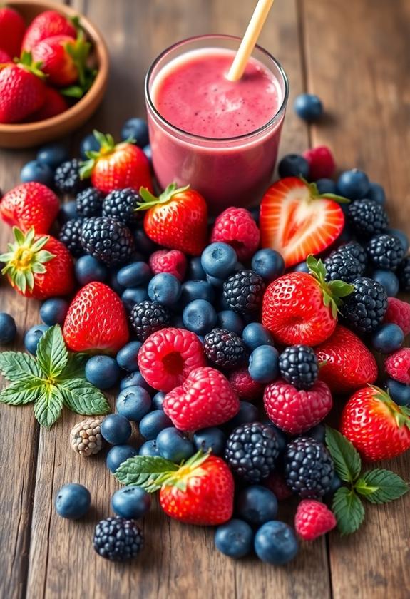 delicious nutritious colorful fruits