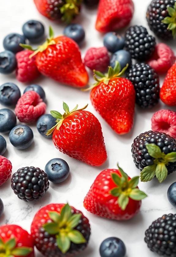 delicious nutritious vibrant fruits