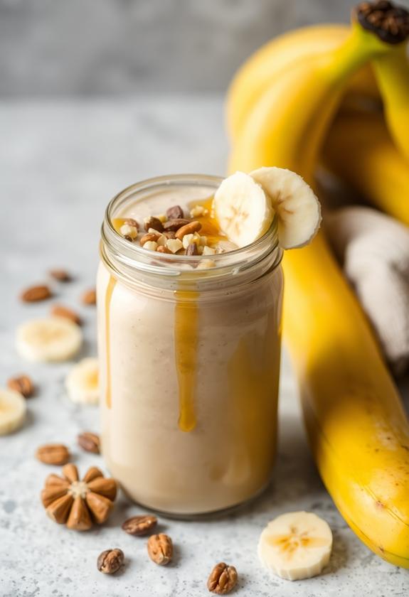 delicious nutty banana treat