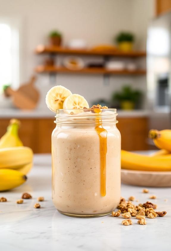 delicious peanut butter banana